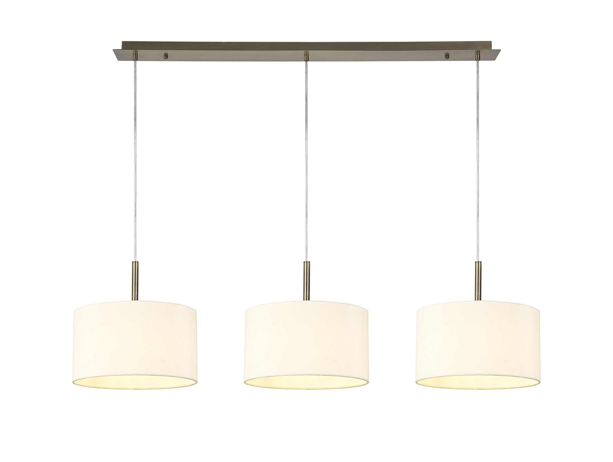 DK0569  Baymont 30cm Shade 3 Light Pendant